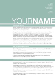 Resu-me resume and cover letter templates