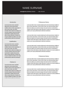 Resu-me resume and cover letter templates