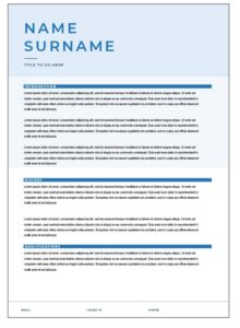 Resu-me resume and cover letter templates